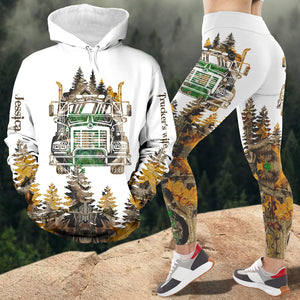 Personalized Gifts For Trucker's Wife Set Hoodie & Leggings 02acdt081124-Homacus