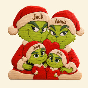 Festive Trouble Family Acrylic Plaque - Personalized Gift For Family 05NATN070926