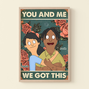 Personalized Gifts For Couple Canvas Poster Retro Style 02xqpu060225hg-Homacus