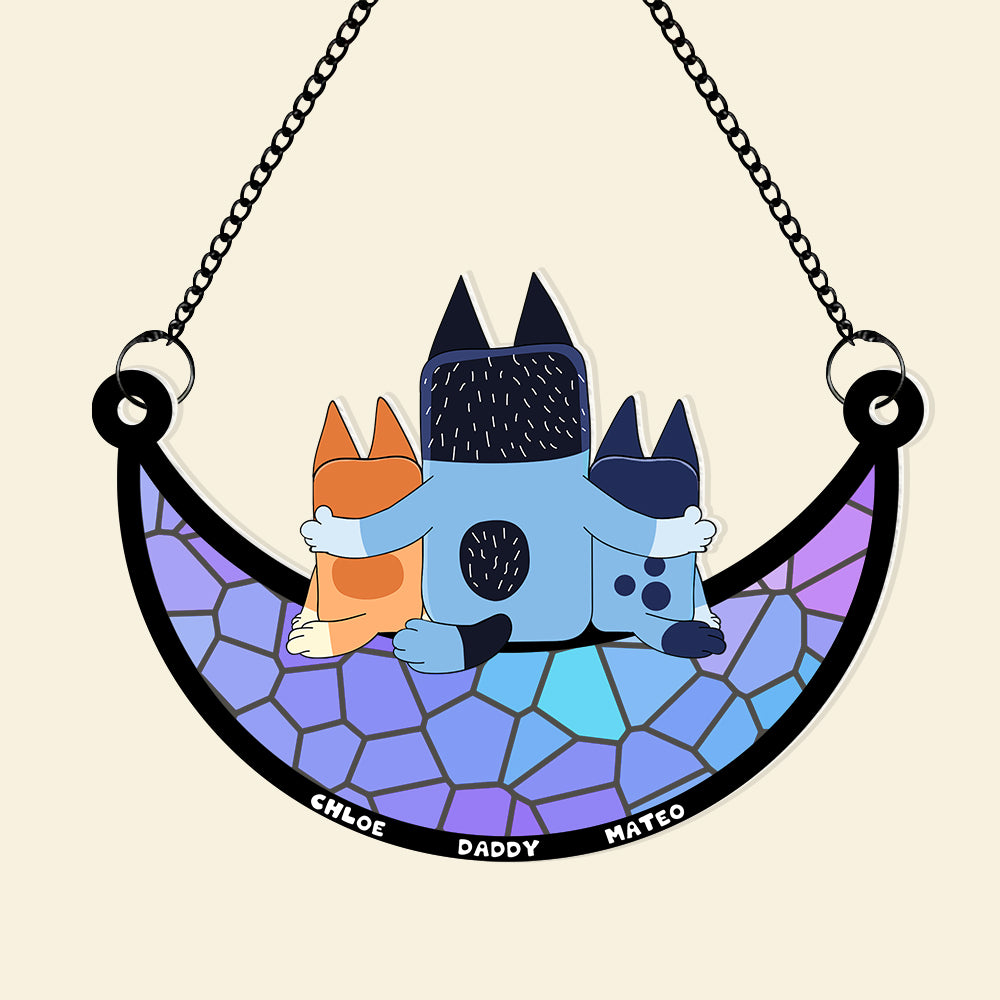 Dog Dad Suncatcher Ornament - Personalized Gifts For Dad 01nadt010525-Homacus