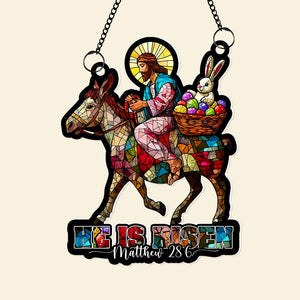 Jesus Easter's Day Gifts Suncatcher Ornament 02XQLU060125 Easter Gifts-Homacus