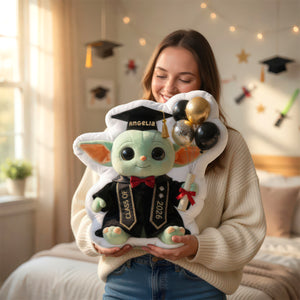 Cute Graduation Scholar Shaped Pillow - Personalized Gift For Graduation 05PGDH140526-Homacus