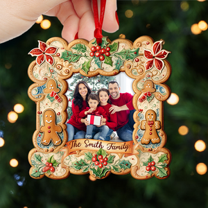 Custom Photo Gifts For Family Christmas Ornament 03hupu310824-Homacus