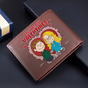 Personalized Gifts For Couple PU Leather Wallet 01ohpu251224hg-Homacus