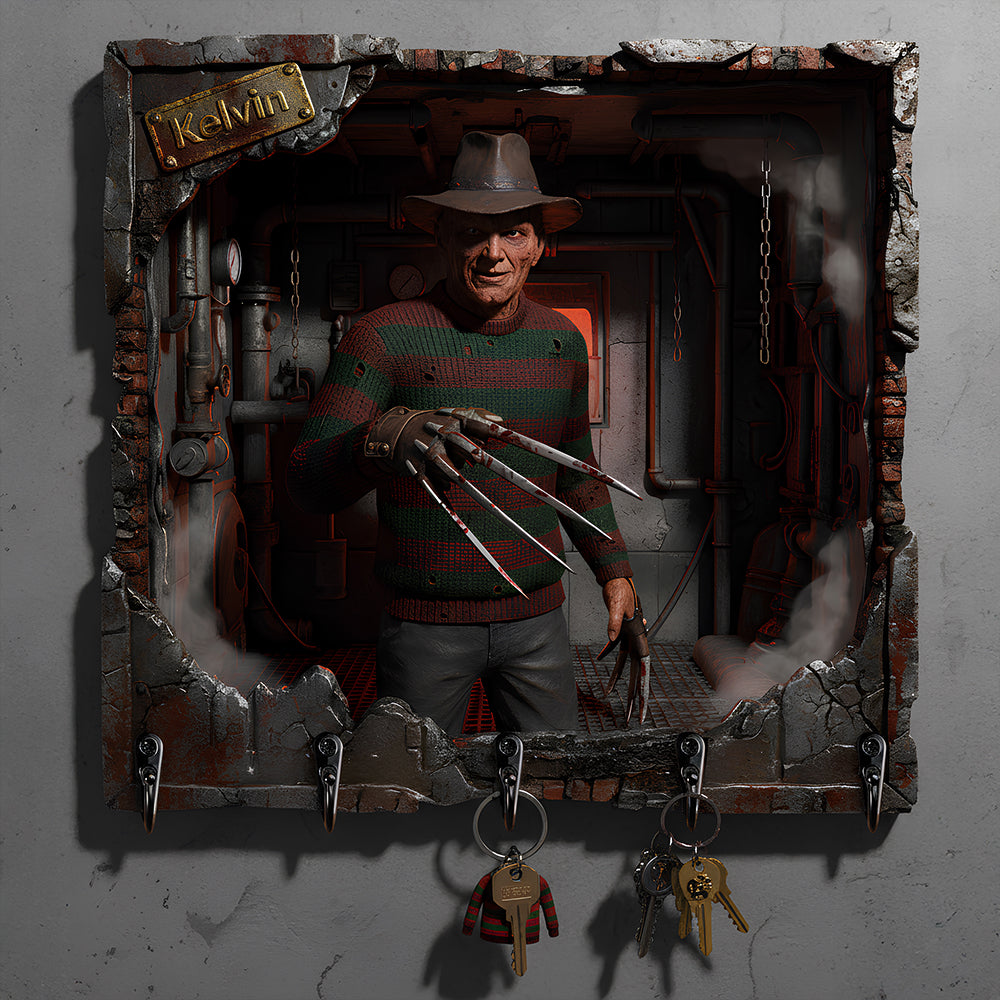 Dark Horror Key Hanger - Personalized Gifts For Horror Lovers 01KIDT130126-Homacus