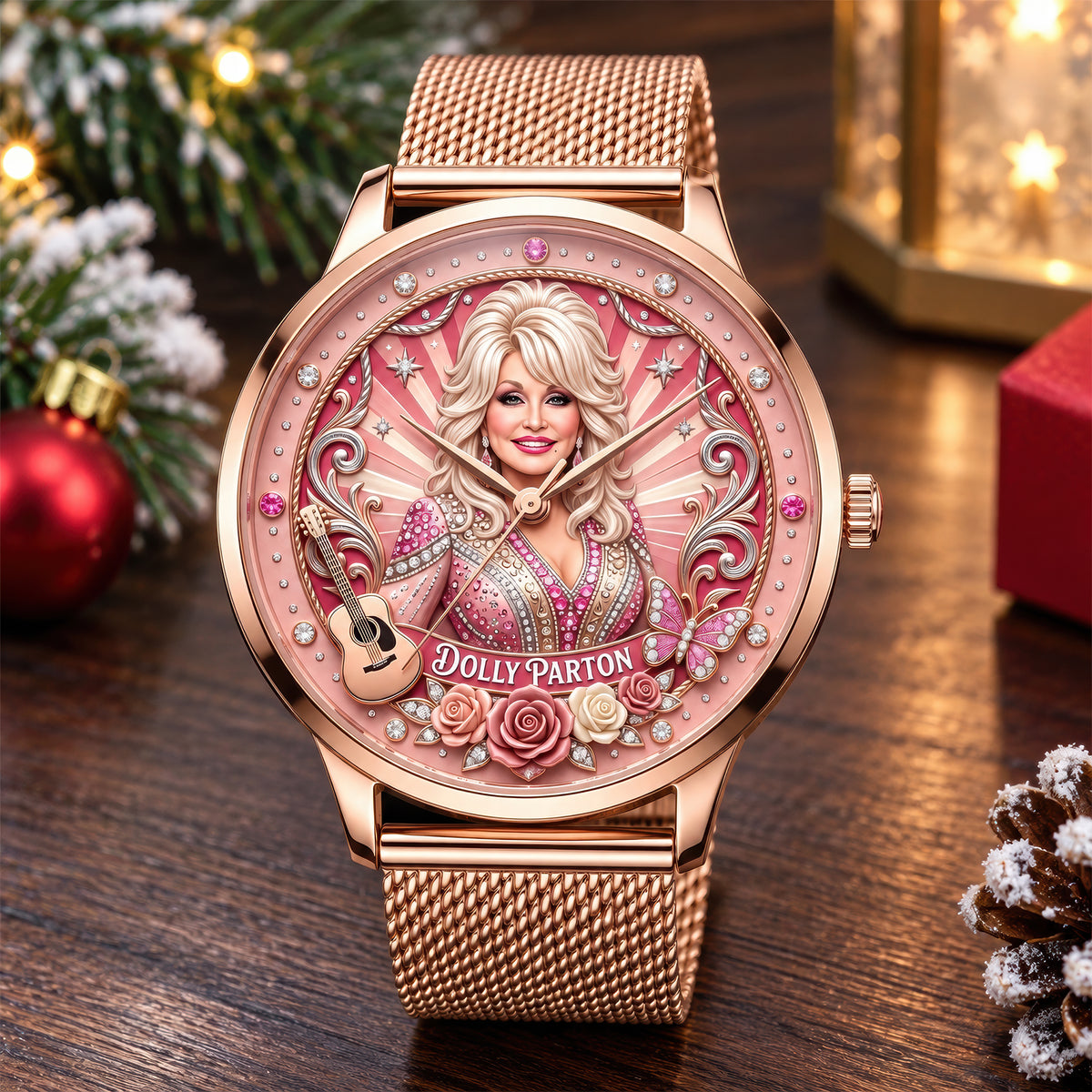 Memorial Famous Singer Mesh Strap Quartz Watch - Personalized Gifts For Fans 04NAQN230926