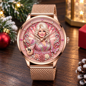 Memorial Famous Singer Mesh Strap Quartz Watch - Personalized Gifts For Fans 04NAQN230926