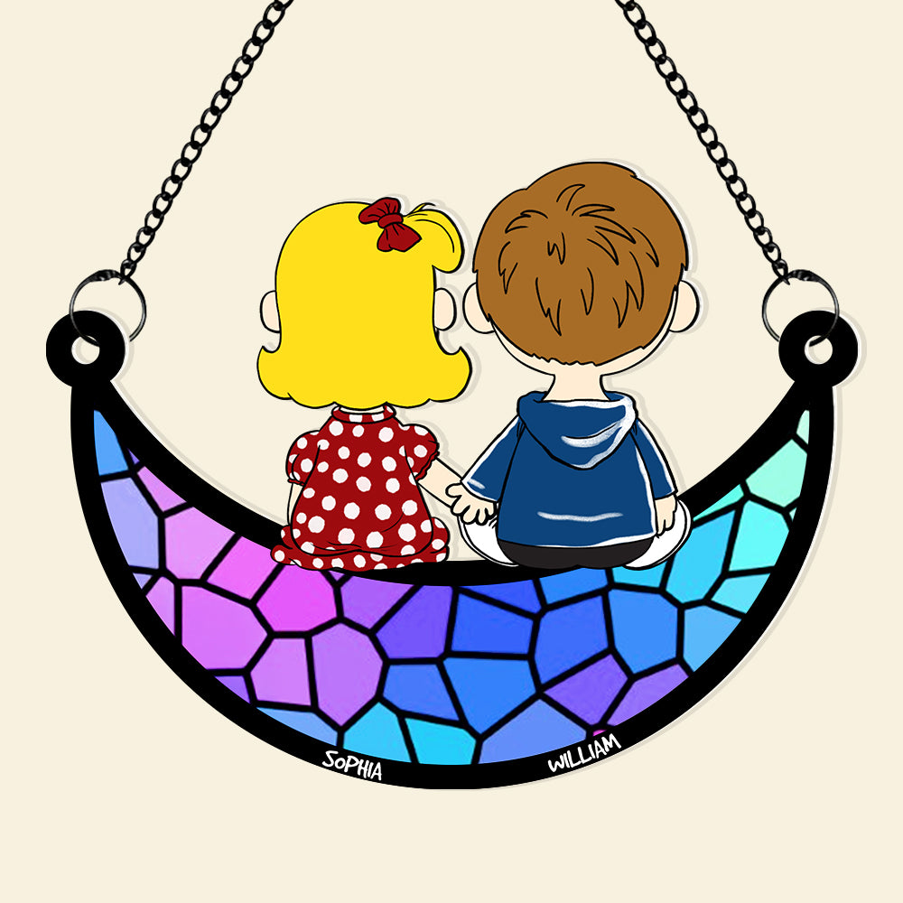 Couple Suncatcher Ornaments - Personalized Gifts 02OHDT021224HG-Homacus