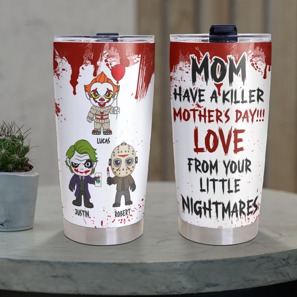 Horror Mom Tumbler - Personalized Gifts - Little Nightmares 01ohpu220325-Homacus