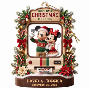Our First Christmas Together Ornament - Personalized Gifts For Couple 07todt010826-Homacus