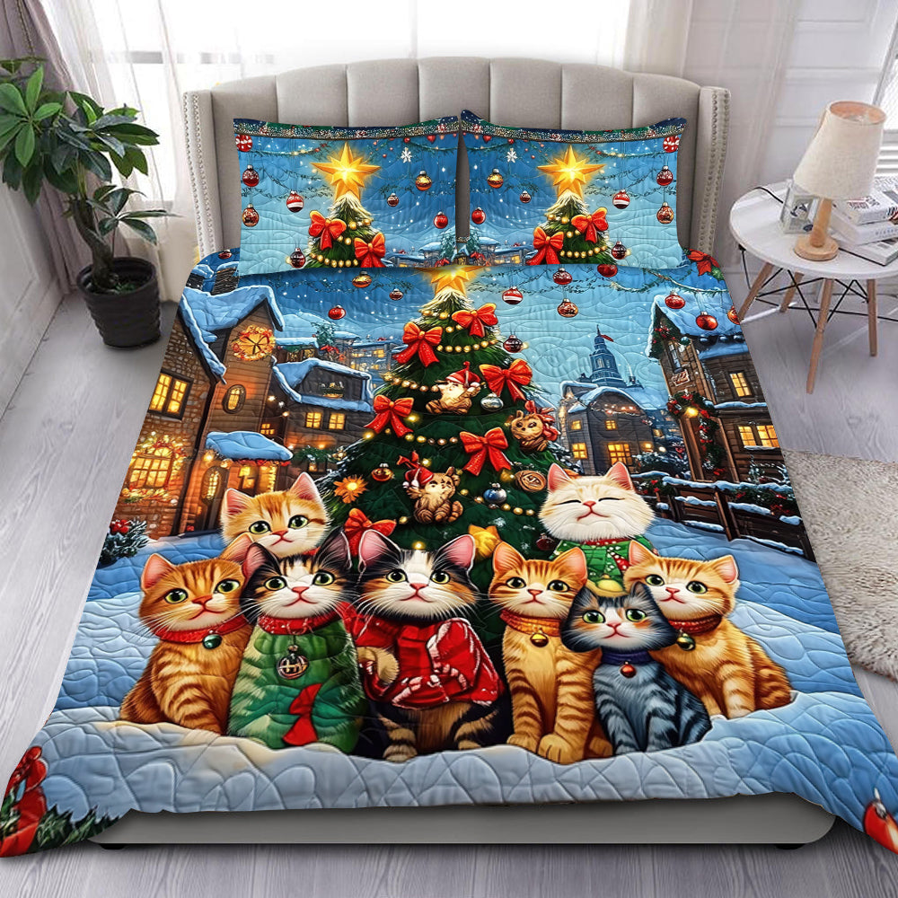 Personalized Gifts For Cat Lovers Quilt Bed Set 03acqn051124 Christmas Gift-Homacus