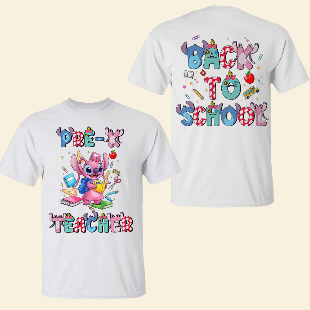 Teacher Back to School Shirt - Personalized Gifts For Teacher 03HUPU010725-Homacus