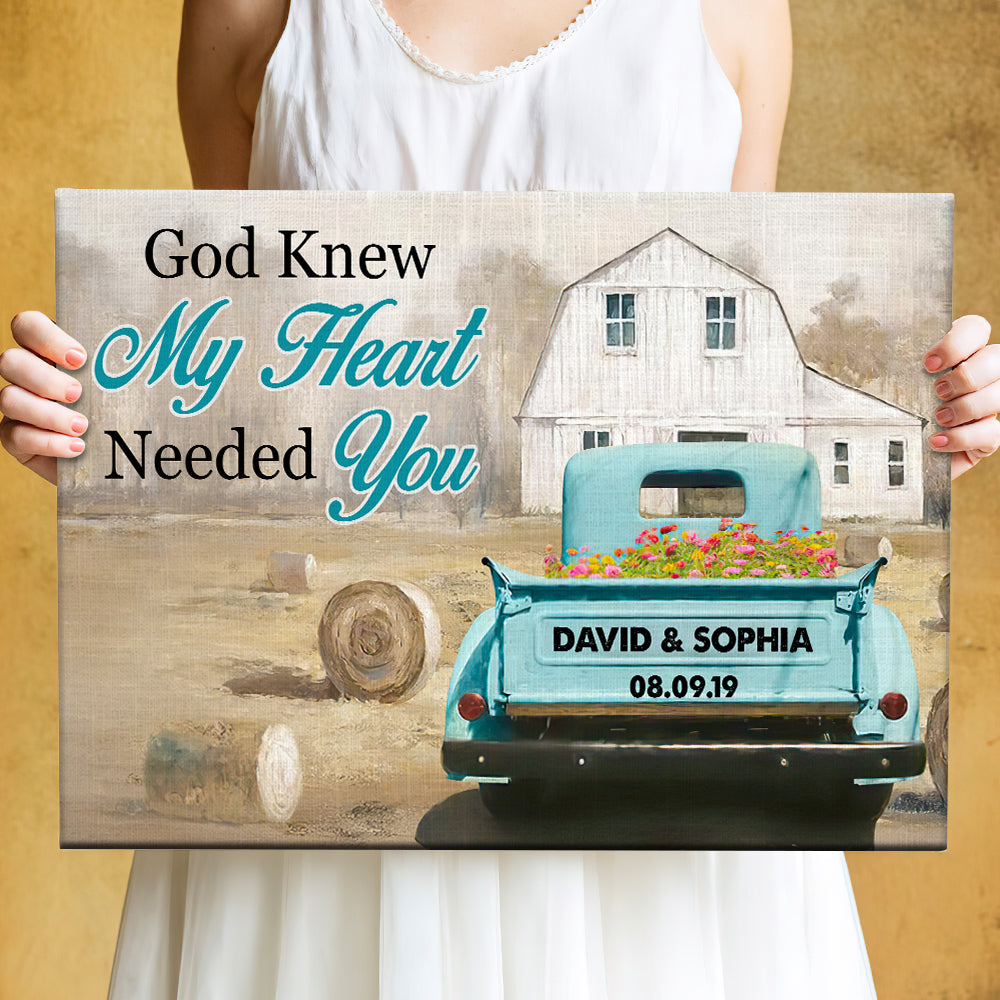 Personalized Gifts For Couple Canvas Print 02ACDT111224-Homacus