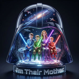 Universe Family Lightbox - Custo Photo Gifts For Family Custom Shape Acrylic Light Box 01NATN310326-Homacus