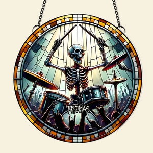 Personalized Gifts For Drum Lovers Suncatcher Ornament 02acpu300824-Homacus