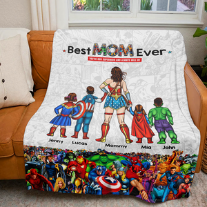 Personalized Gifts For Mom Blanket Best Mom Ever Mother's Day 01ACHU210325PA-Homacus