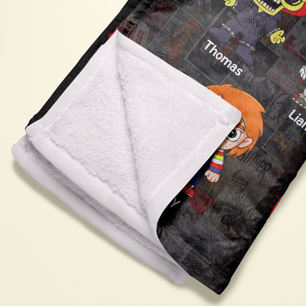 Personalized Gifts For Mom Blanket 04ohpu220225 Little Horrors-Homacus