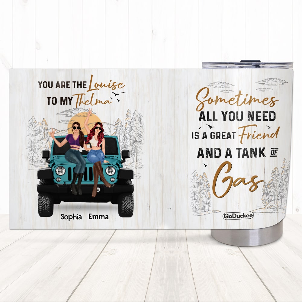 Personalized Gifts For Best Friends Tumbler The Louise To My Thelma-Homacus