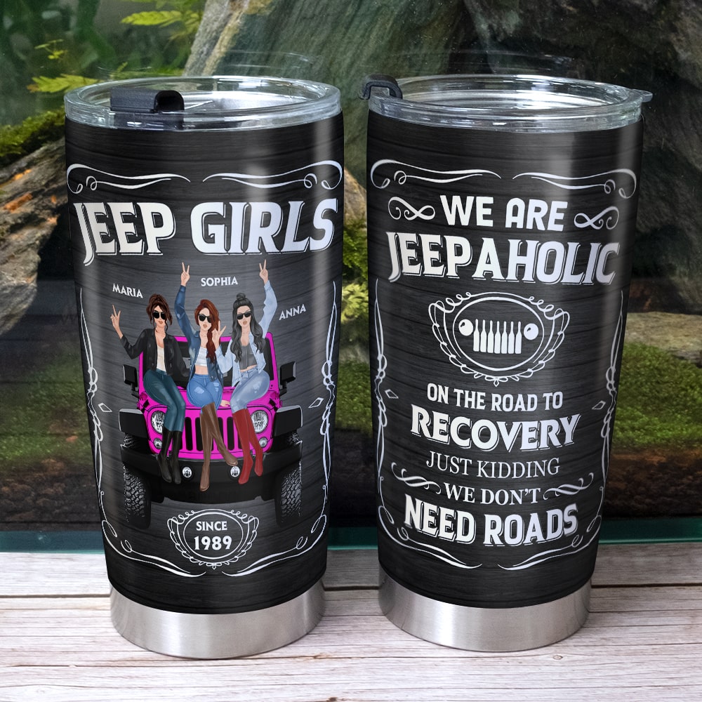 Personalized Gifts For Her Tumbler I'm a Car-a-holic On The Road 01hutn260522tm-Homacus