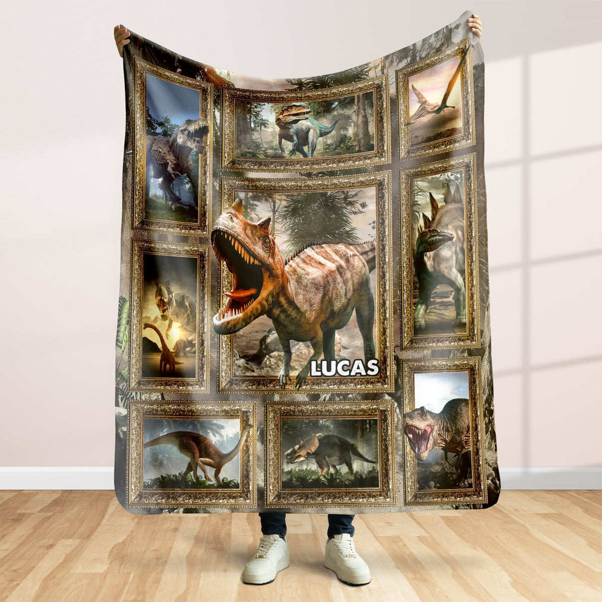 Personalized Gifts For Dinosaur Lovers Blanket 05qhtn261224-Homacus