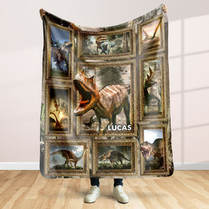 Personalized Gifts For Dinosaur Lovers Blanket 05qhtn261224-Homacus