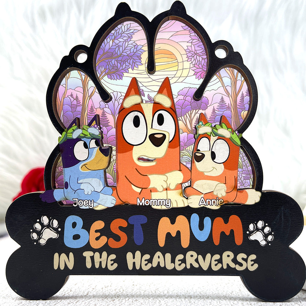 Personalized Gifts For Mom Window Hanging Suncatcher Best Mum In The Healerverse 02OHLU030325-Homacus