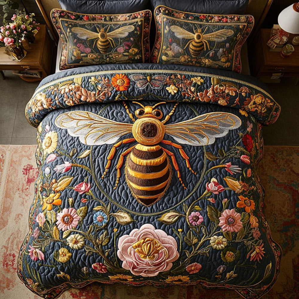 Personalized Gifts For Bee Lovers Quilt Bed Set-Homacus