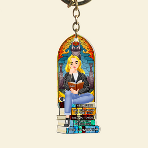 Personalized Gifts For Book Lover Keychain 02HUPU271224PA-Homacus