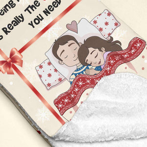 Personalized Gift For Couples, Couple Christmas Blanket 01TOMH231024HG-Homacus