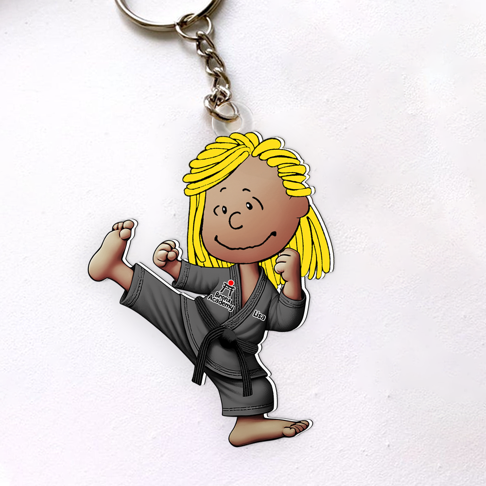 Personalized Gifts For Karate Lover Keychain 01ohpu121224-Homacus