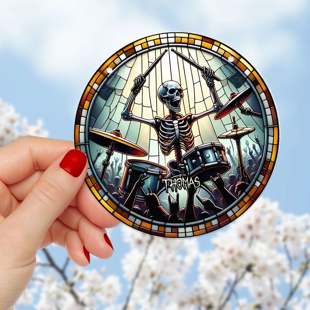 Personalized Gifts For Drum Lovers Suncatcher Ornament 02acpu300824-Homacus