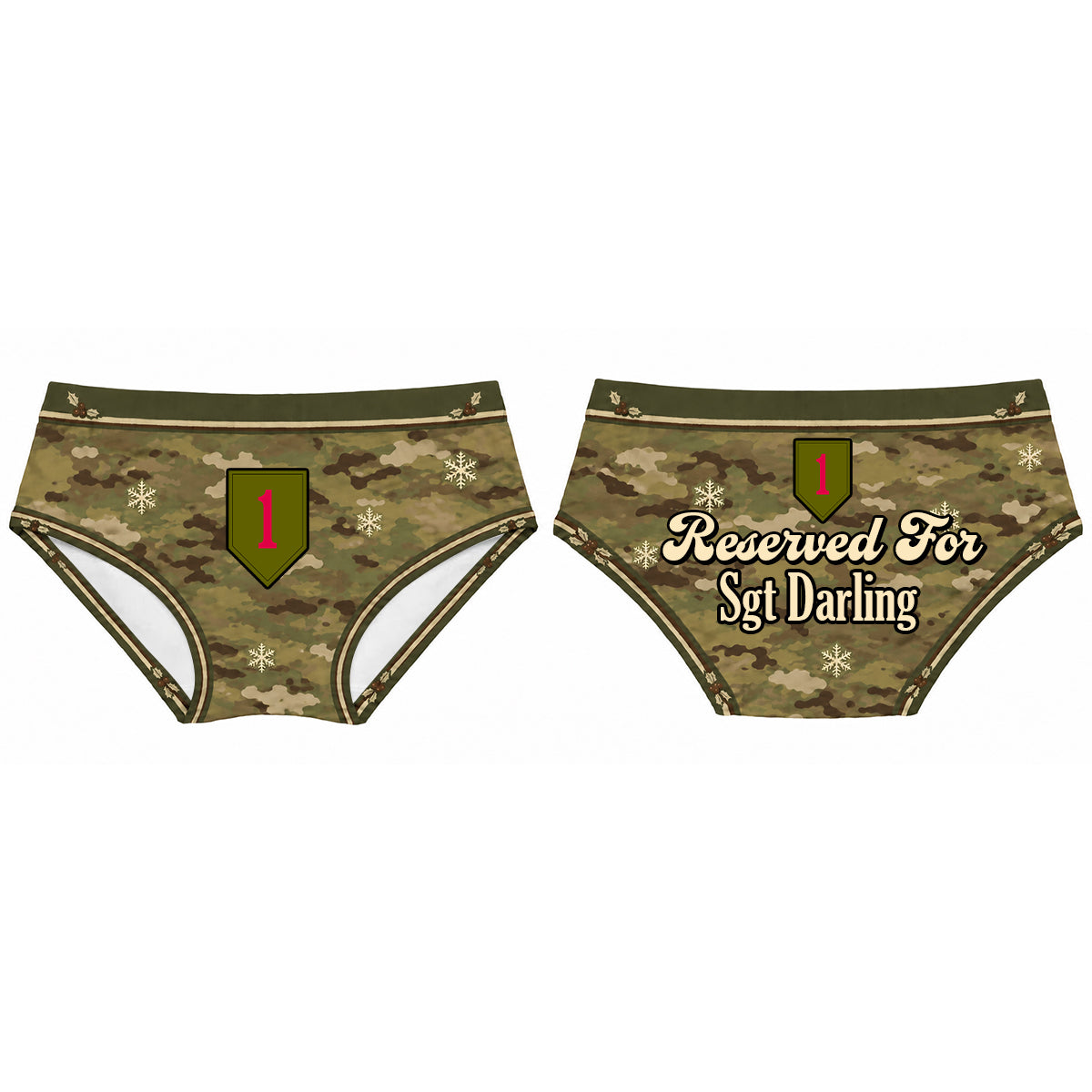 Reserved For My Veteran Darling Woman Brief - Personalized Gifts For Her 03ohtn021026