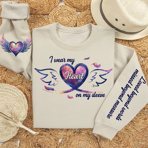 Personalized Memorial 3D Shirt Wear My Heart On My Sleeve-Homacus