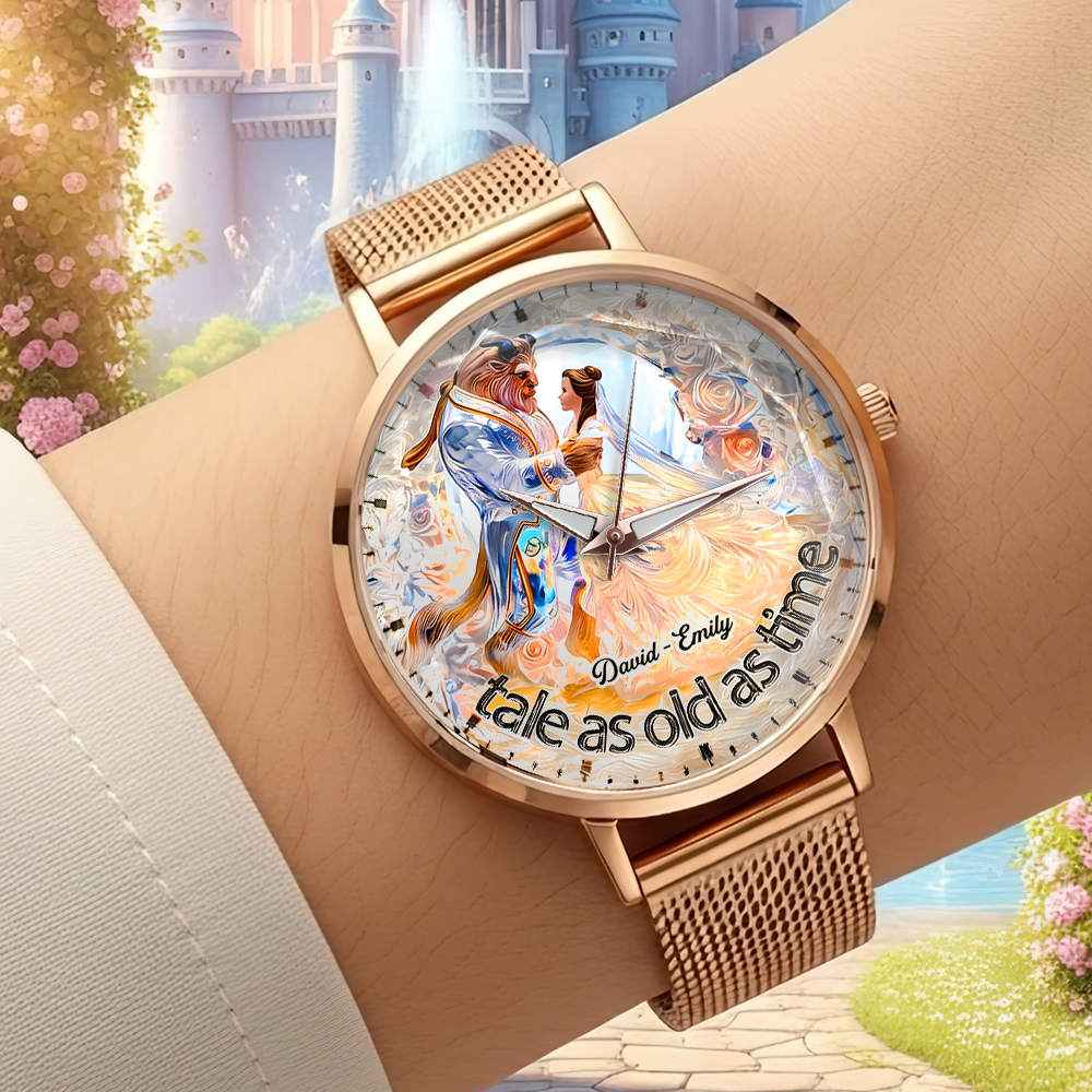 Couple Mesh Strap Quartz Watch - Personalized Gifts For Couple 04TGPU170725-Homacus