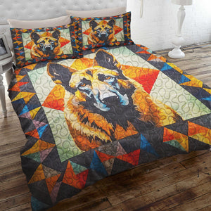 German Shepherds Dog Christmas Quilt Bed Set Gifts For Dog Lovers 04HUDT061124-Homacus