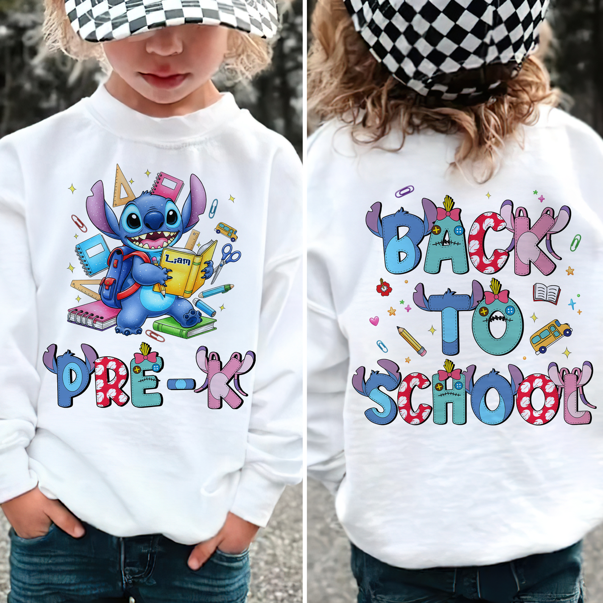 Cute Alien Back To School - Personalized Gifts For Kid 04hupu160625-Homacus