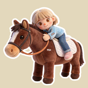 Horse Riding Pillow - Custom Photo Gifts For Horse Lovers 05natn121225-Homacus