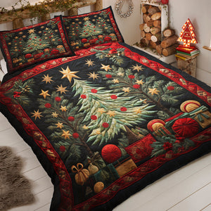 Classic Christmas Quilt Bed Set Special Line 03HUDT041124-Homacus