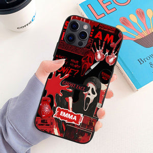 Spooky Gifts For Horror Fans, Phone Case 02HUDC050924 Halloween Horror Movie Character-Homacus