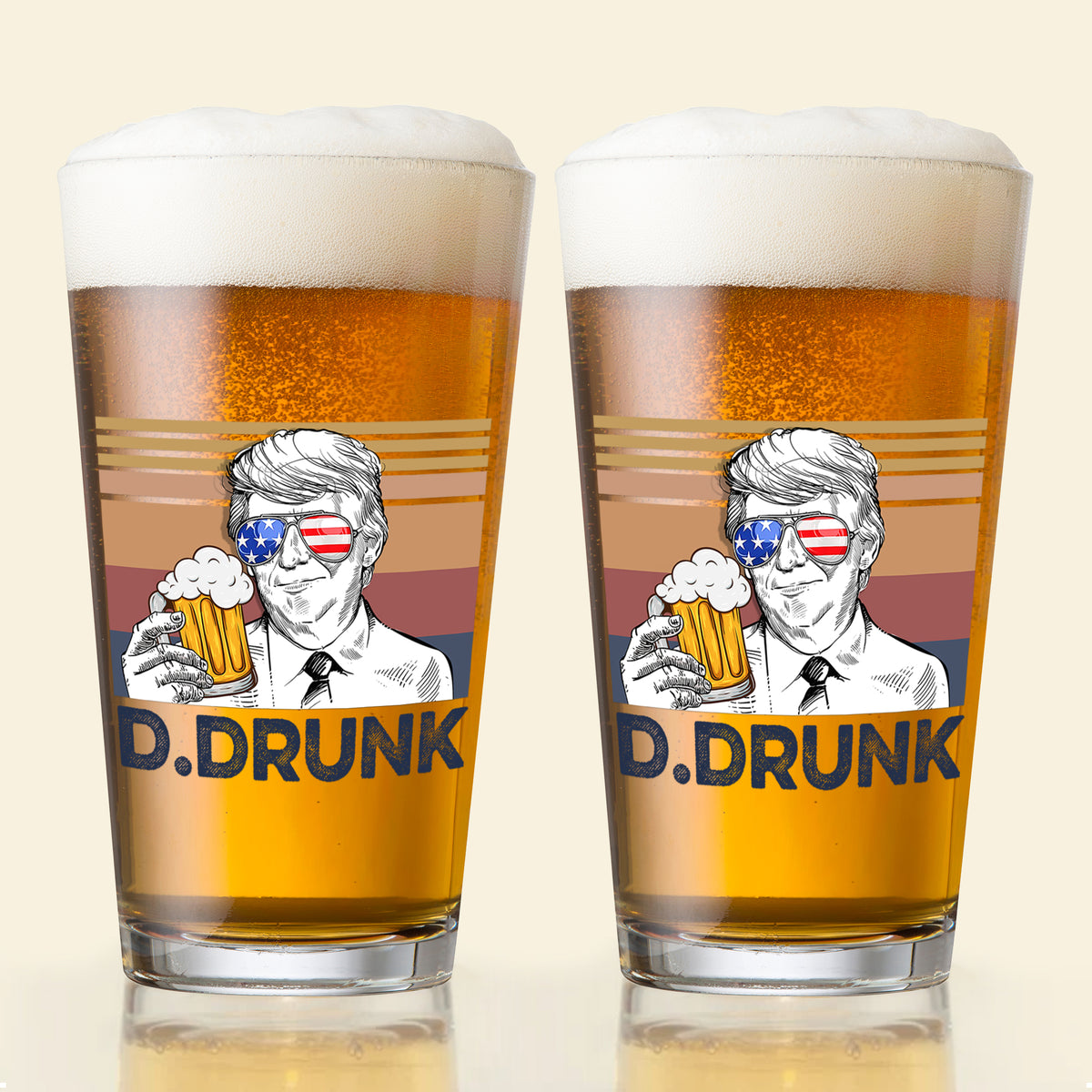 Personalized Gifts For Men Beer Glass 03HUDT170624-Homacus