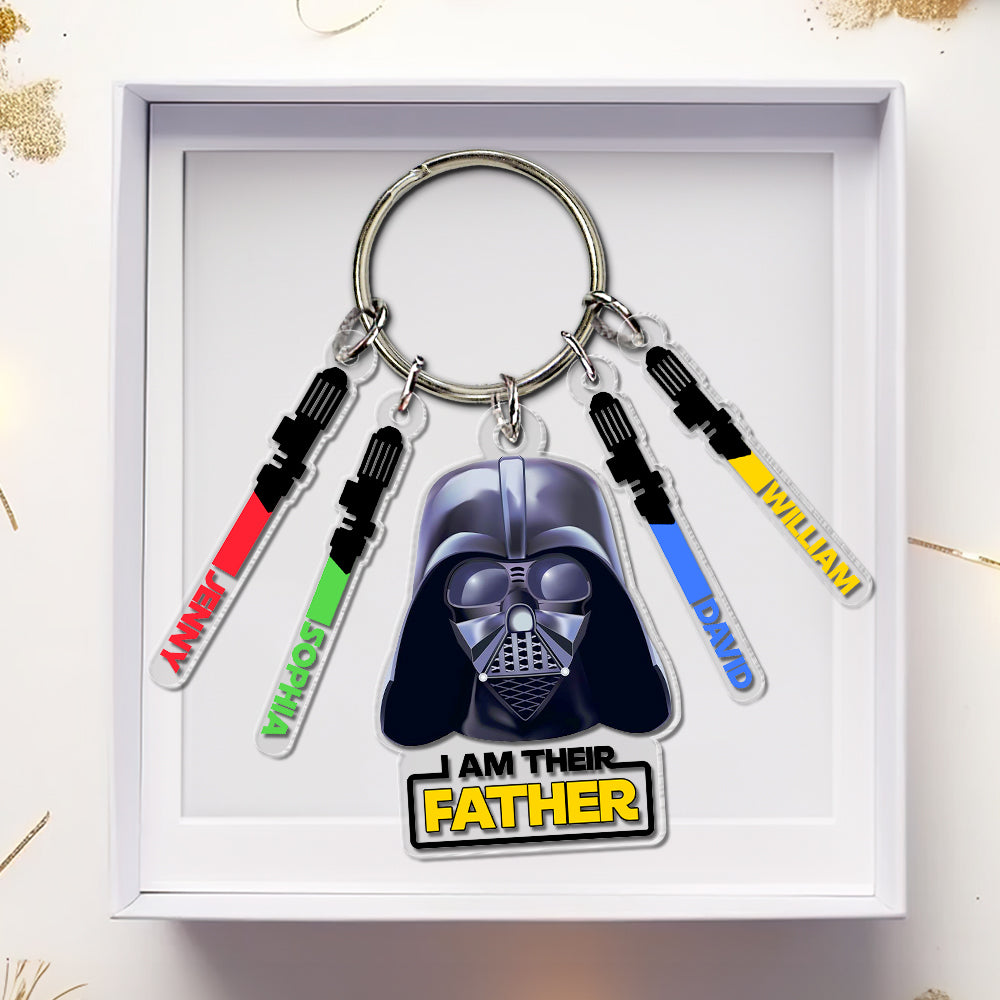 Personalized Gifts For Dad Keychain Lightsword Kids 06NATN031224-Homacus