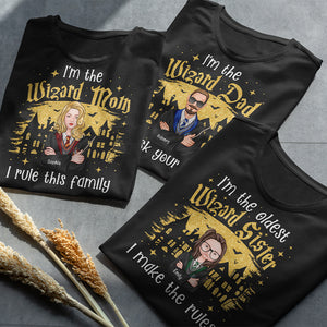 Wizard Family Rules Personalized Shirt Gifts For Family-Homacus