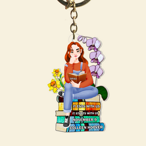 Personalized Gifts For Book Lover Keychain 01HUPU271224PA-Homacus