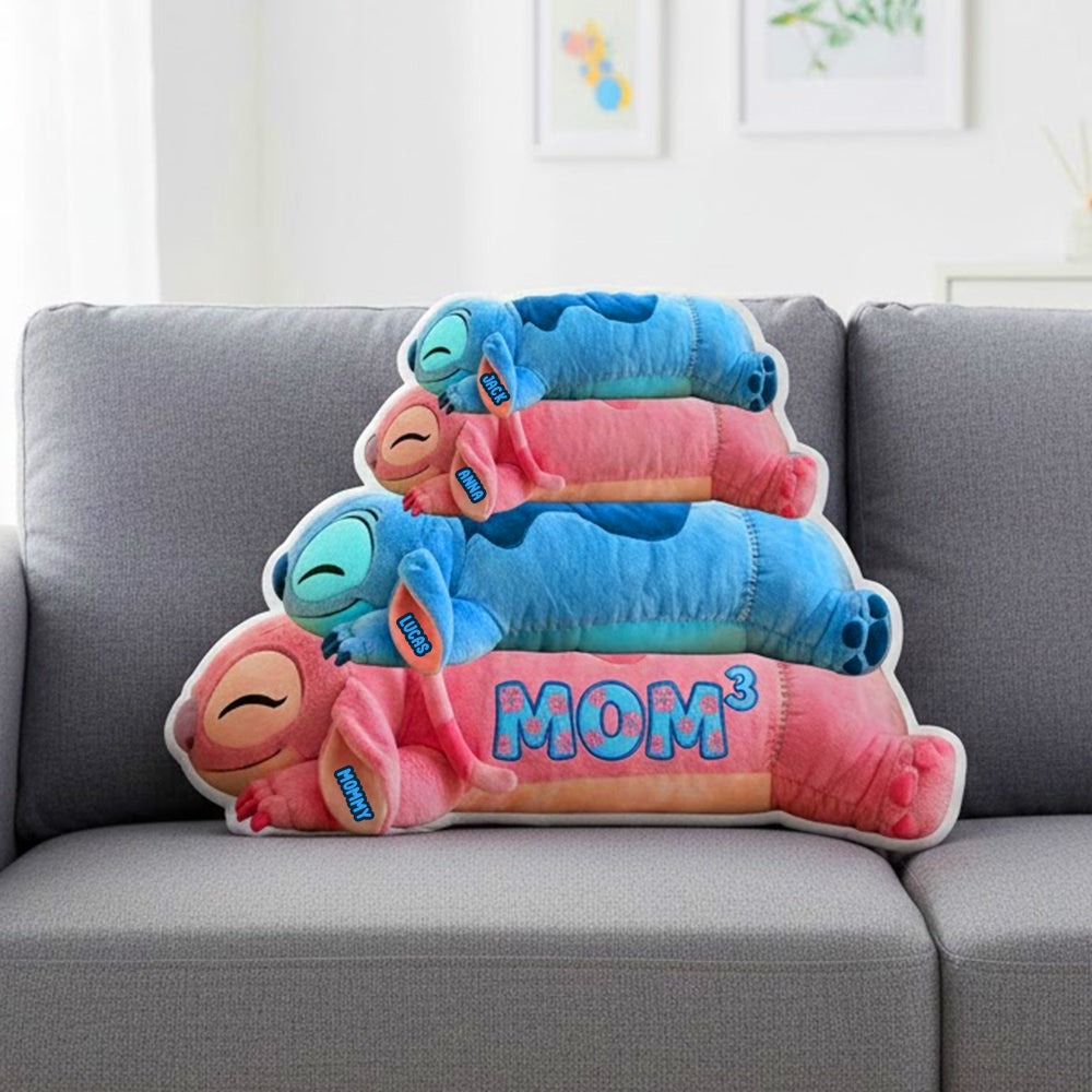 Rely On Mom Shaped Pillow, Personalized Gifts For Mom 03qhtn161225-Homacus