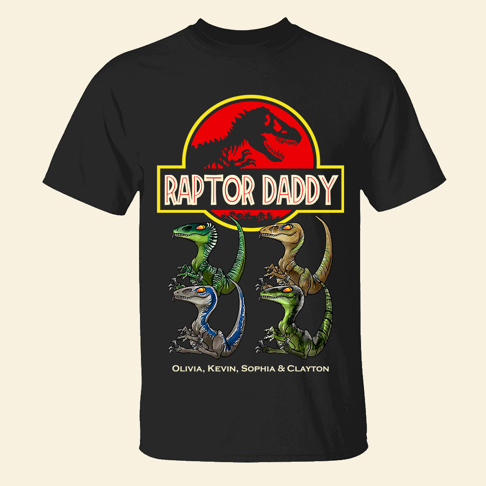 Personalized Gifts For Dinosaur Dad Shirt 03HUDT120325-Homacus