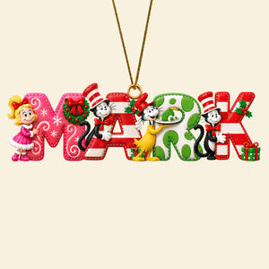 Christmas Alphabet Ornament - Personalized Gifts For Christmas 03padt081026-Homacus