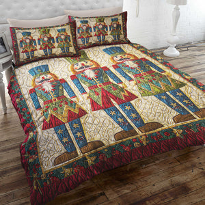 Classic Christmas Quilt Bedding Set Special Line 01HUDT141124-Homacus