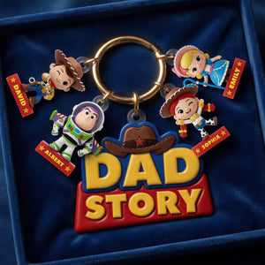 Lovely Characters Acrylic Tag Keychain - Personalized Gifts For Dads 022tyqn230426-Homacus