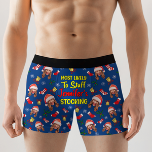 Custom Photo Gifts For Christmas Men's Boxers and Women's Brief 01xqpu120924-Homacus