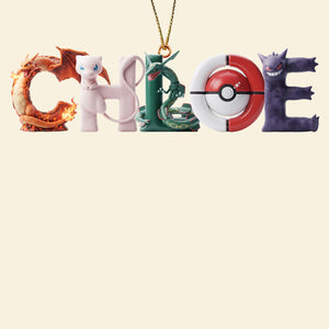 Adventure Alphabet Custom Name Ornament - Personalized Gifts For Christmas Ornament 04OHDT160926-Homacus
